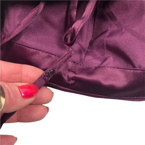 Bill Levkoff Plum Tiered Dress size 10 - Picture 8 of 10